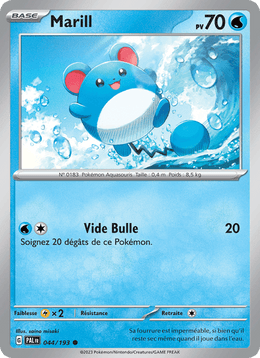 Marill 044/279 Pokémon Évolutions à Paldea (EV02)