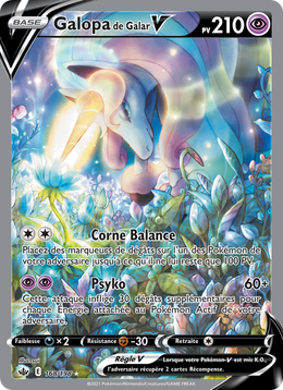 Galopa de Galar V 168/233 — Pokémon Règne de Glace (CRE)