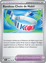 Bandeau Choix de Nabil 148/190 Pokémon Aventures Ensemble (EV09)