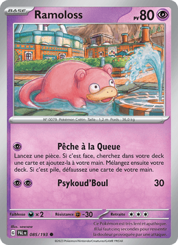 Ramoloss 085/279 Pokémon Évolutions à Paldea (EV02)