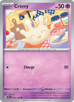 Crèmy 074/190 Pokémon Aventures Ensemble (EV09)