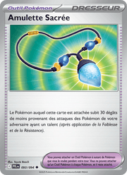 Amulette Sacrée 093/130 Pokémon Flammes Fantasmagoriques (ME02)