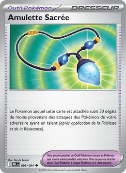 Amulette Sacrée 093/130 Pokémon Flammes Fantasmagoriques (ME02)