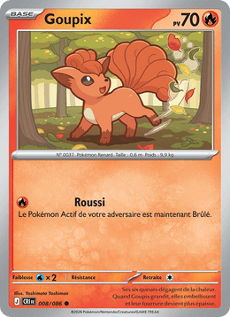 Goupix 008/122 Pokémon Chaos Ascendant (ME04)