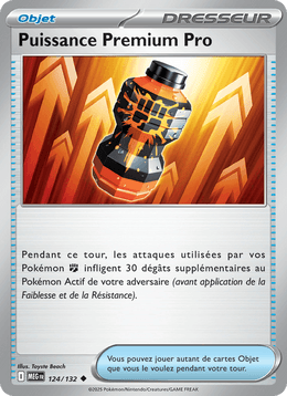 Puissance Premium Pro 124/188 Pokémon Méga-Évolution (ME01)