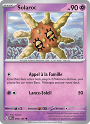 Solaroc 093/230 Pokémon Flammes Obsidiennes (EV03)