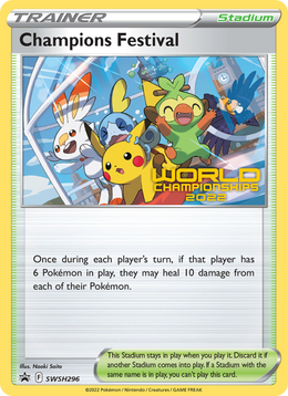 Festival des Champions SWSH296/PROMO — Pokémon Promo Épée et Bouclier (SWSHP)
