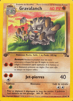 Gravalanch 37/62 Pokémon Fossile (FO)