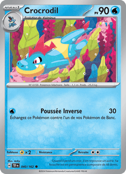 Crocrodil 040/218 Pokémon Forces Temporelles (EV05)