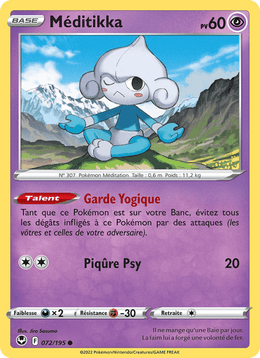 Méditikka 072/215 Pokémon Tempête Argentée (SIT)