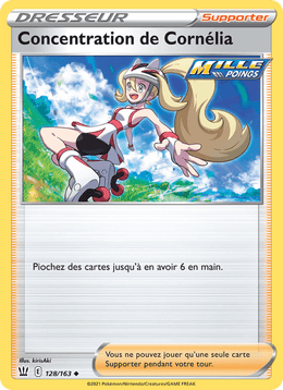 Concentration de Cornélia 128/183 Pokémon Styles de combat (BST)
