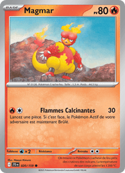 Magmar 020/190 Pokémon Aventures Ensemble (EV09)