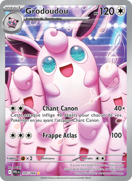 Grodoudou - Wigglytuff - Flammes Fantasmagoriques 105