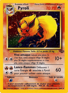 Pyroli 3/64 Pokémon Jungle (JU)