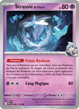 Strassie de Pierre 086/244 Pokémon Rivalités Destinées (EV10)
