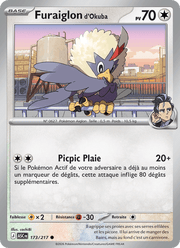 Furaiglon d'Okuba 173/295 Pokémon Héros Transcendants (ME2.5)