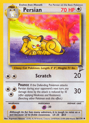 Persian 56/130 Pokémon Base Set 2 (B2)
