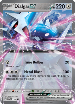 Dialga-ex 180/PROMO — Pokémon Promo Écarlate et Violet (SVP)