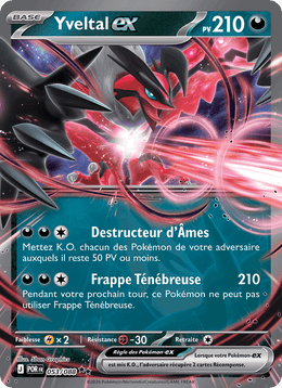 Yveltal-ex 053/124 Pokémon Équilibre Parfait (ME03)
