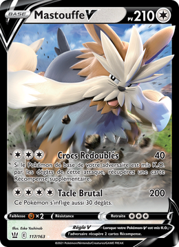 Mastouffe V 117/183 — Pokémon Styles de combat (BST)