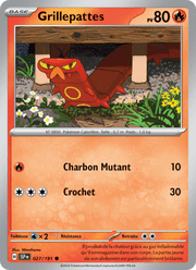 Grillepattes 027/252 Pokémon Étincelles Déferlantes (EV08)