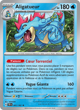 Aligatueur 041/218 Pokémon Forces Temporelles (EV05)