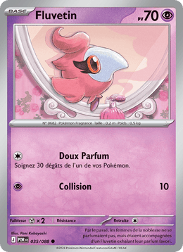 Fluvetin 035/124 Pokémon Équilibre Parfait (ME03)