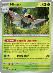 Ninjask 017/188 Pokémon Méga-Évolution (ME01)