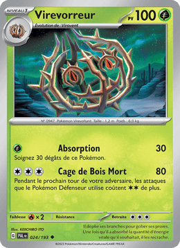 Virevorreur 024/279 Pokémon Évolutions à Paldea (EV02)