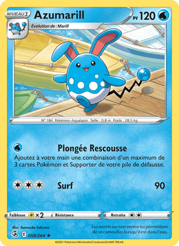 Azumarill 59/284 Pokémon Poing de Fusion (FST)