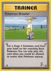 Pokémon Breeder 105/130 Pokémon Base Set 2 (B2)
