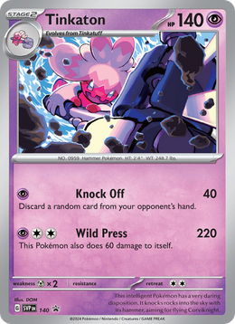 Forgelina 140/PROMO — Pokémon Promo Écarlate et Violet (SVP)