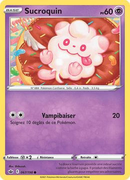 Sucroquin 67/233 Pokémon Règne de Glace (CRE)