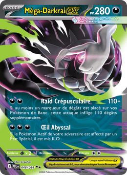 Méga-Darkrai-ex 048/120 Pokémon Nuit Noire (ME05)