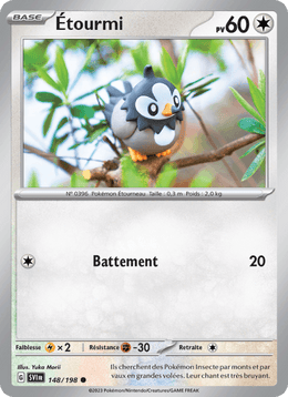 Étourmi 148/258 Pokémon Écarlate et Violet (EV01)