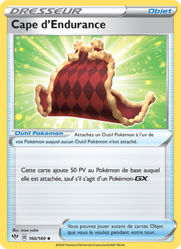 Cape d'Endurance 160/201 Pokémon Ténèbres Embrasées