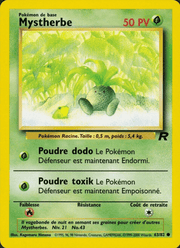 Mystherbe 63/83 Pokémon Team Rocket (RO)