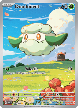 Doudouvet 090/86 — Pokémon Flamme Blanche (WHT)
