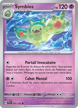 Symbios 072/218 Pokémon Forces Temporelles (EV05)
