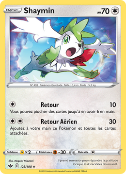 Shaymin 123/233 — Pokémon Règne de Glace (CRE)