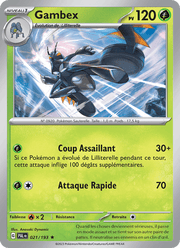 Gambex 021/279 Pokémon Évolutions à Paldea (EV02)