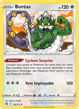 Boréas 126/216 Pokémon Stars Étincelantes