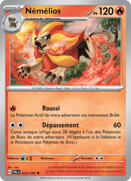 Némélios 032/279 Pokémon Évolutions à Paldea (EV02)
