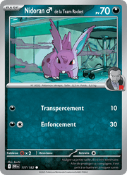 Nidoran♂ de la Team Rocket 117/244 Pokémon Rivalités Destinées (EV10)
