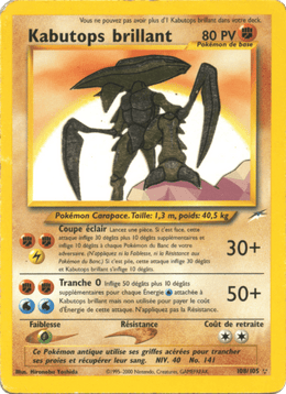 Kabutops brillant 108/113 Pokémon Neo Destiny (N4)
