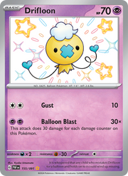 Baudrive 155/245 — Pokémon Destinées de Paldea (EV4.5)