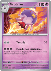 Grodrive 090/258 Pokémon Écarlate et Violet (EV01)