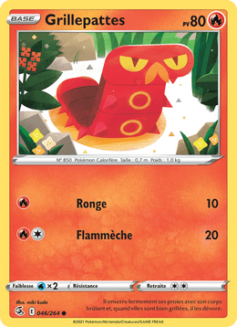 Grillepattes 46/284 Pokémon Poing de Fusion (FST)