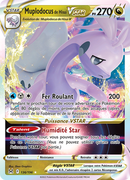 Muplodocus de Hisui VSTAR 136/247 — Pokémon Origine Perdue (LOR)