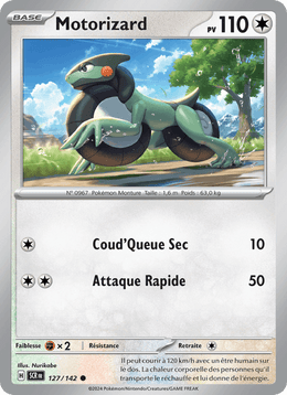 Motorizard 127/175 Pokémon Couronne Stellaire (EV07)